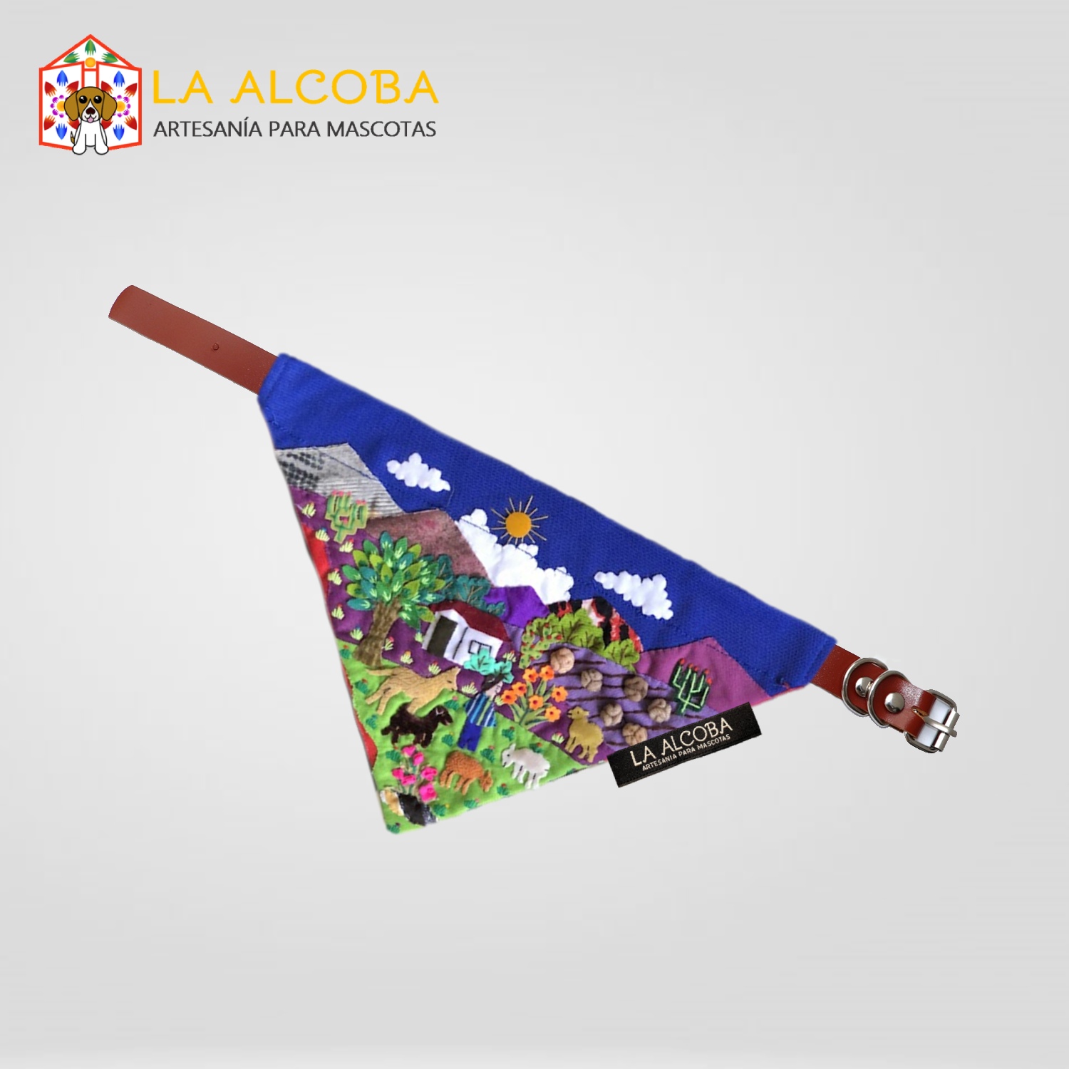 bandana arpilleria azul 2